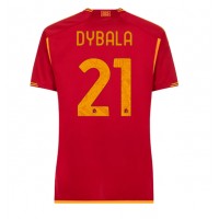 AS Roma Paulo Dybala #21 Domaci Dres za Ženska 2023-24 Kratak Rukav